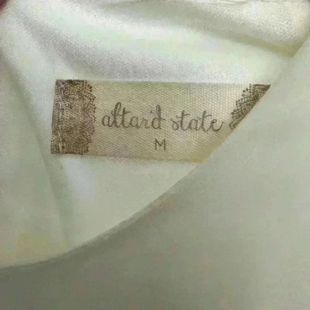 Altar’d State Off-White Tiered Mini Dress - Picture 3 of 3